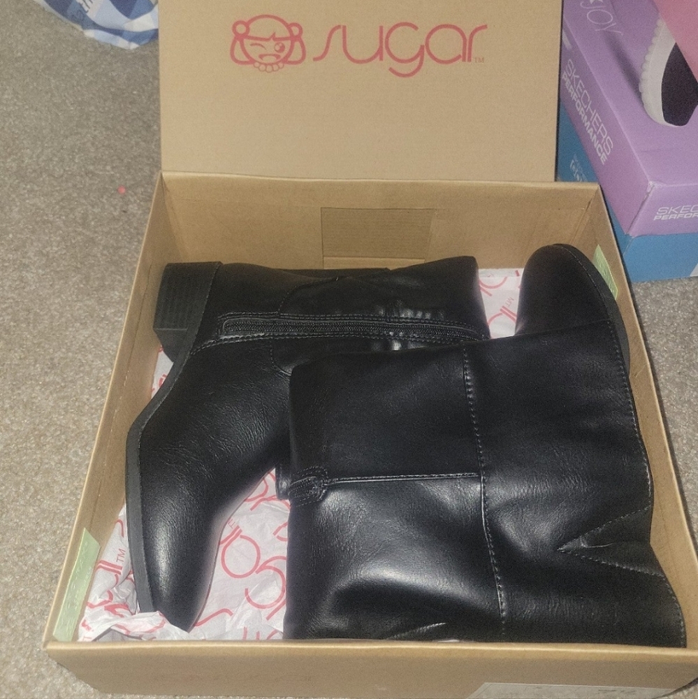 Sugar womens black boots